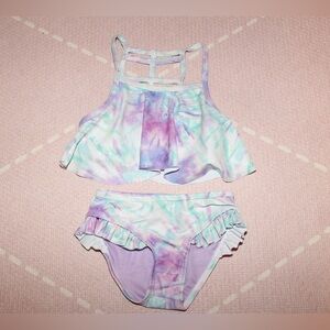 Appaman Hermosa Toddler Girl Bikini Set 2T Tie Dye Two Piece Swimsuit Summer